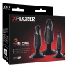 NMC Kit de 3 plugs Xplorer noirs